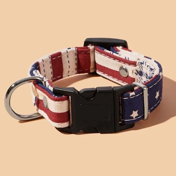 

Star Print Dog Collar, Multicolor