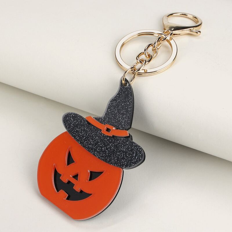 

Halloween Pumpkin Design Bag Charm, Orange