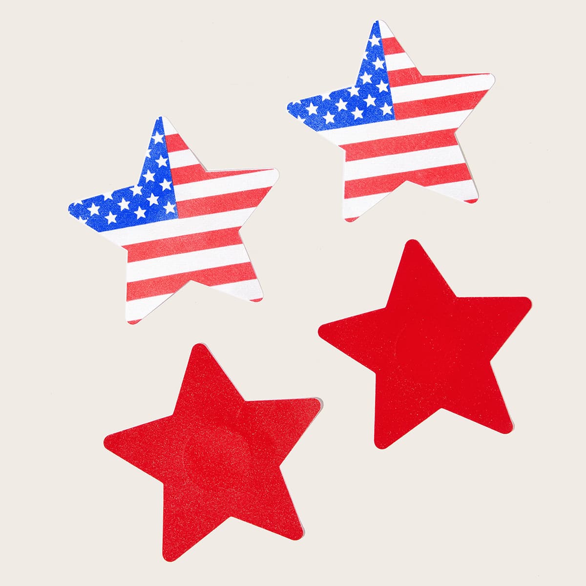 

2pairs American Flag Print Nipple Cover, Multicolor