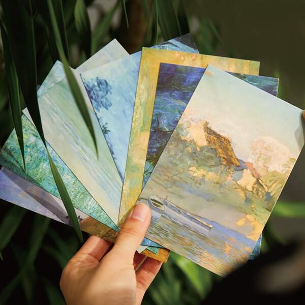 

30sheets Random Vintage Pattern Postcard, Multicolor