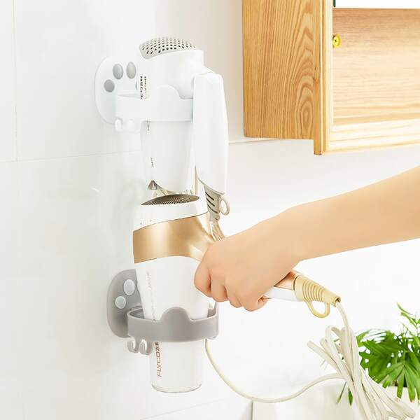 

1pc Claw Design Random Hair Dryer Holder, Multicolor