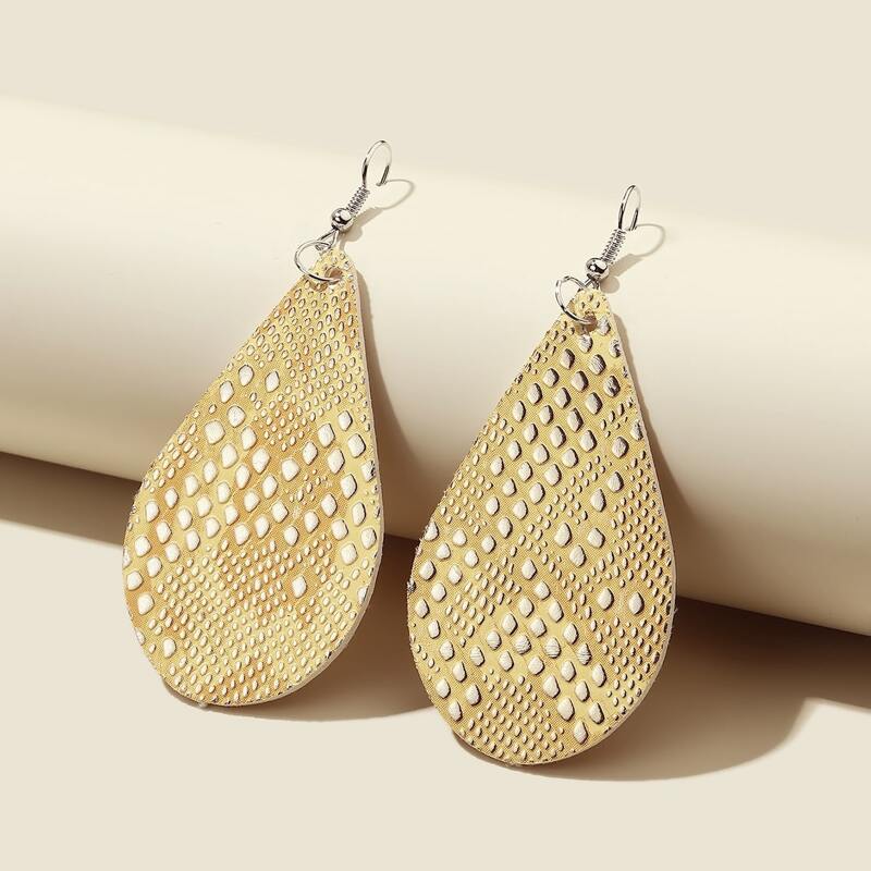

Water Drop Earrings, Yellow