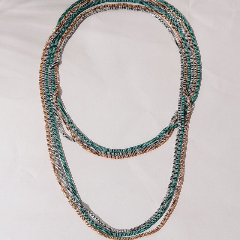 

3pcs Minimalist Necklace, Multicolor