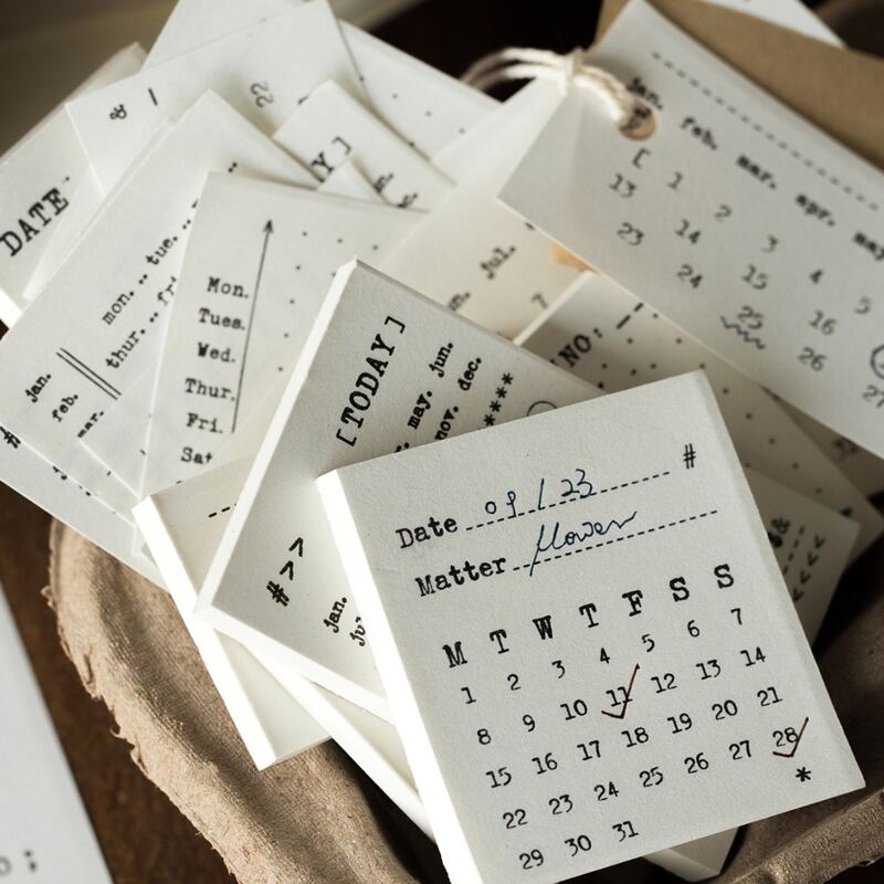 

1pc Random Schedule Memo Pad, Multicolor