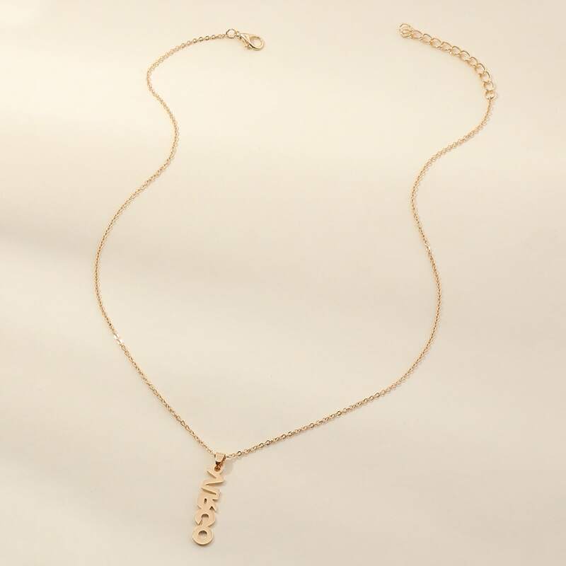 

Constellation Letter Charm Necklace, Gold