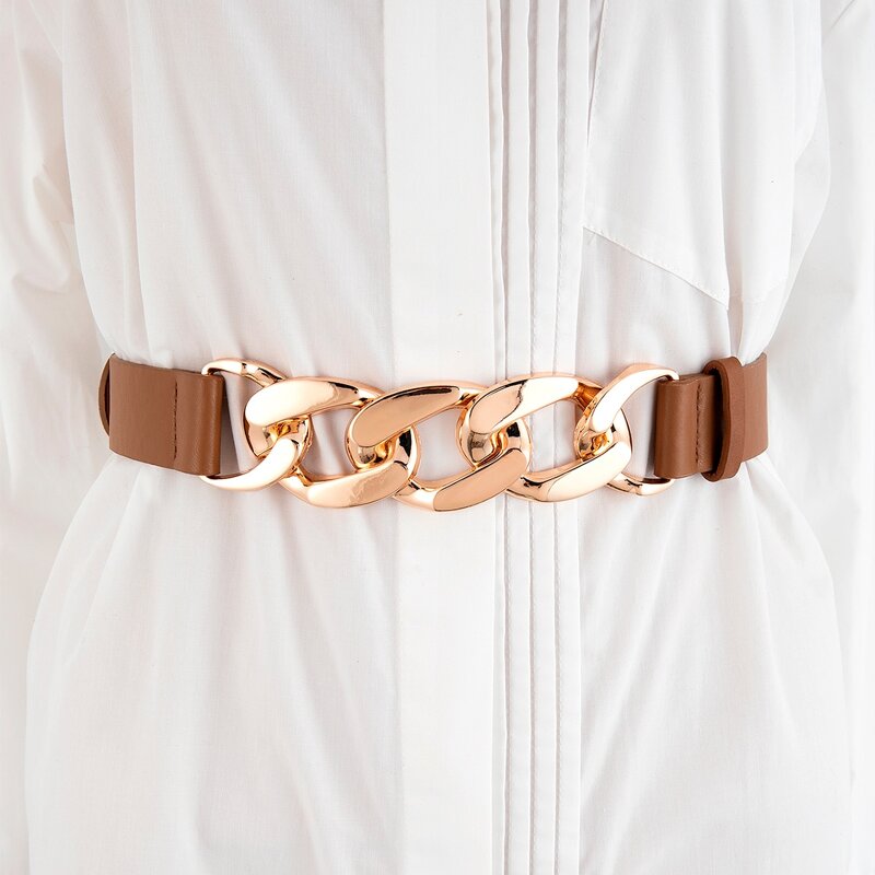 

Studded Decor Belt, Camel