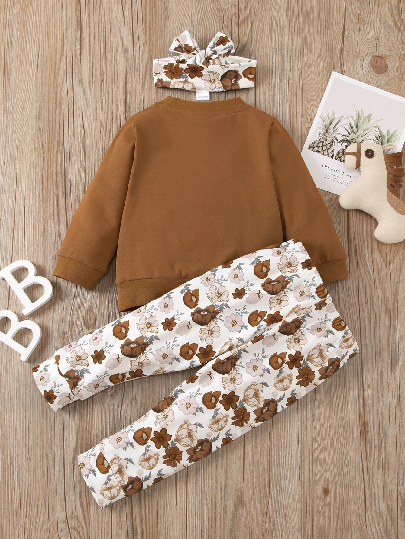 baby girl slogan sweatshirt