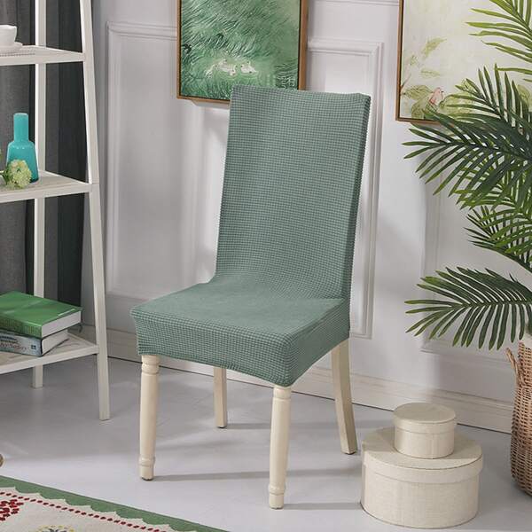 

Solid Color Stretchy Chair Cover, Green