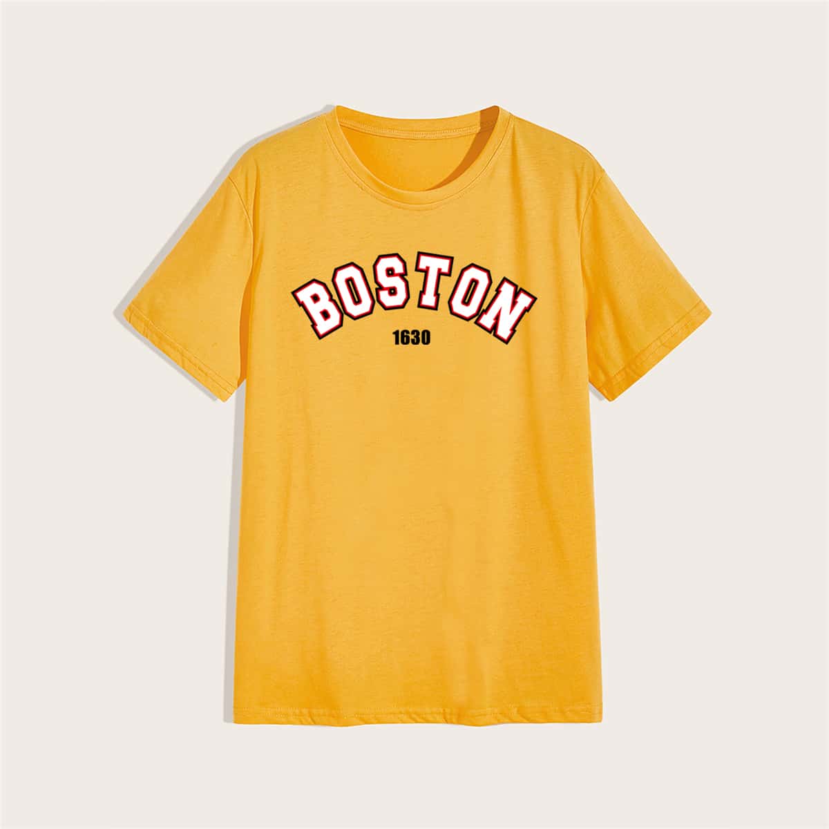 

Guys Letter Tee, Yellow