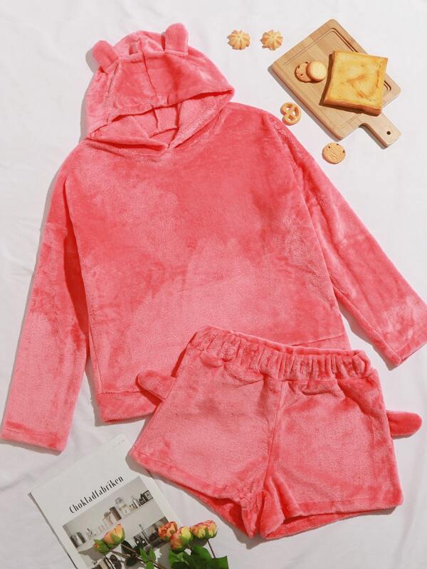 fluffy pj hoodie
