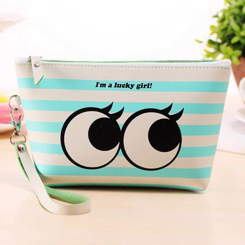 

1pc Cartoon Graphic Cosmetic Bag, Multicolor