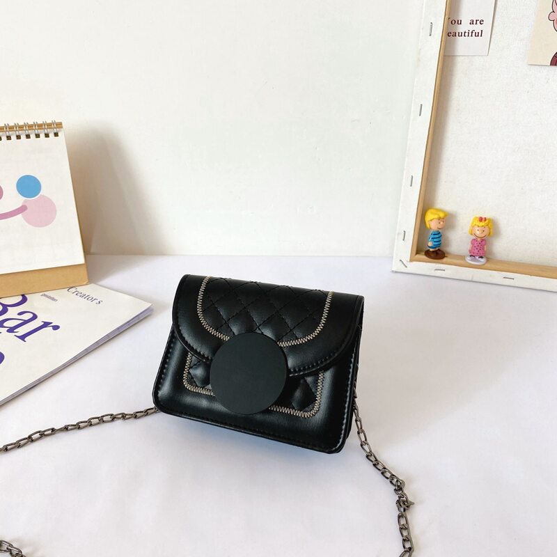 

Quilted Mini Crossbody Bag, Black