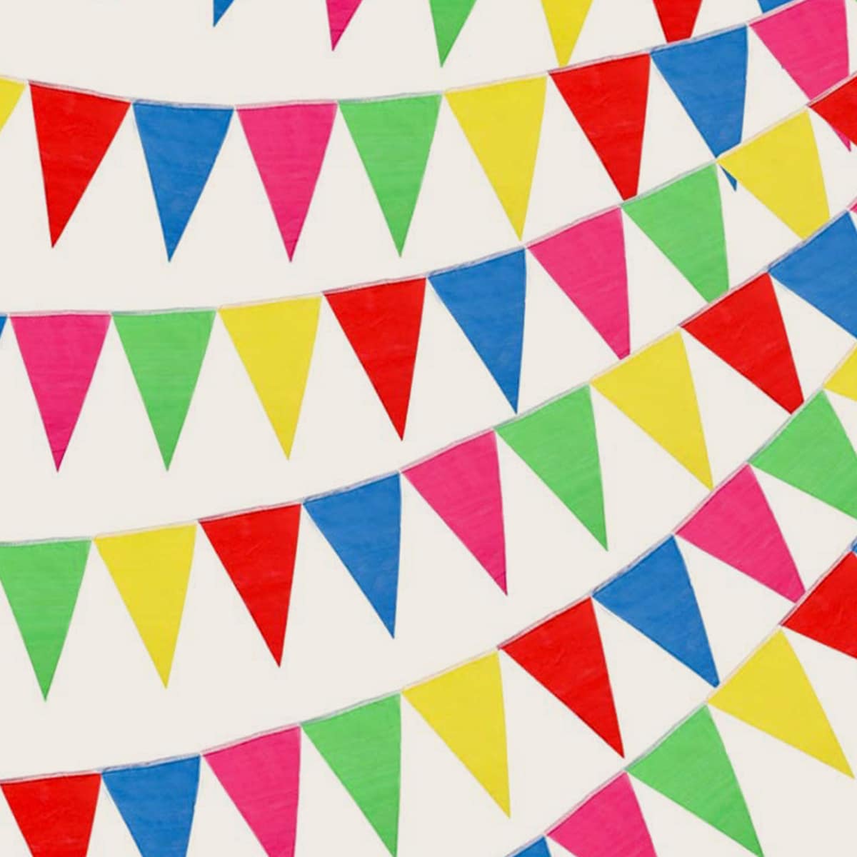 

100pcs Random Color Triangle Flag Set, Multicolor