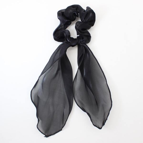 

Toddler Girls Mesh Scrunchie Scarf, Black