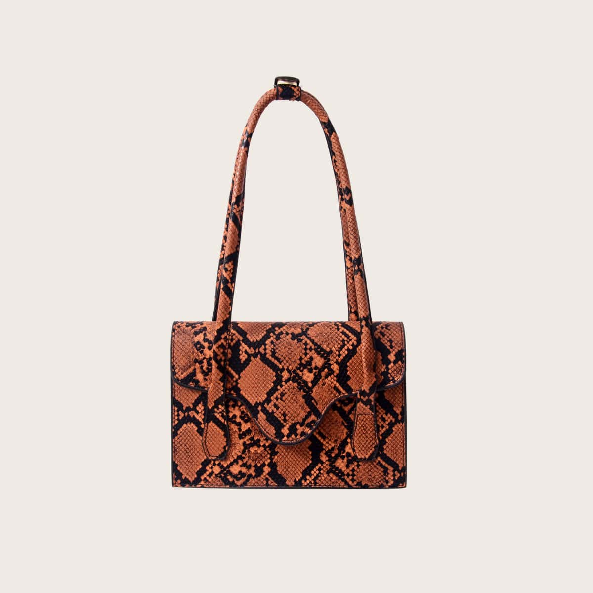 

Snakeskin Shoulder Bag, Multicolor