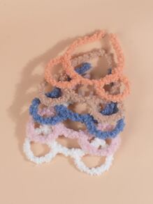 5入組小女童耳朵設計髮箍 - 彩色 - 查看 2