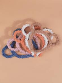 5入組小女童耳朵設計髮箍 - 彩色 - 查看 3