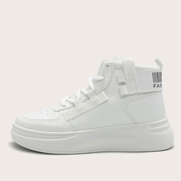 

Lace-up Front Skate Shoes, White