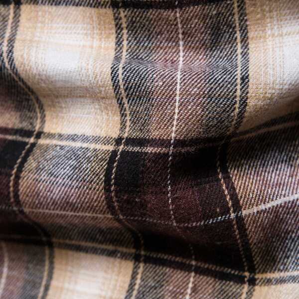 

Men Tartan Print Button Front Pocket Patched Shirt, Multicolor