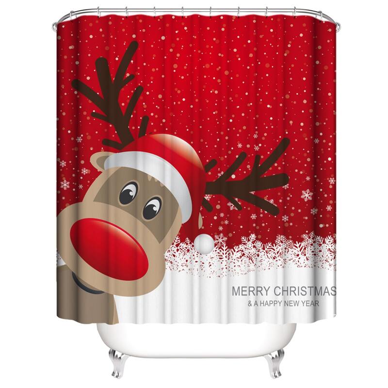 

Christmas Pattern Shower Curtain, Multicolor