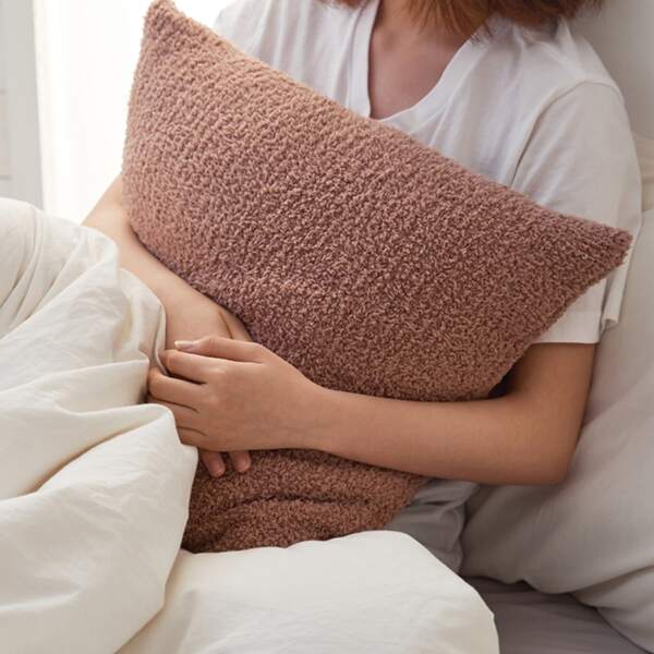

Solid Color Cushion Cover Without Filler, Redwood