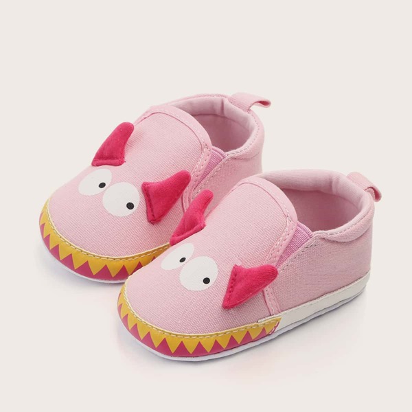 

Baby Girl Cartoon Design Flats, Pink
