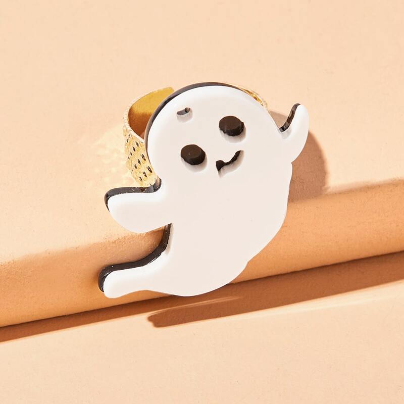 

Halloween Ghost Ring, Black