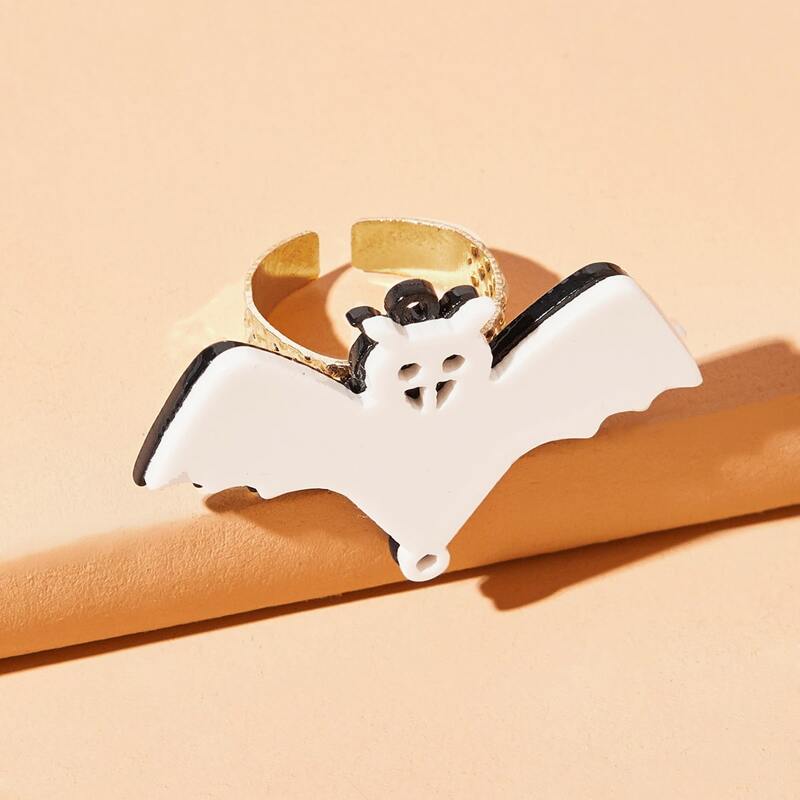 

Halloween Bat Ring, Black