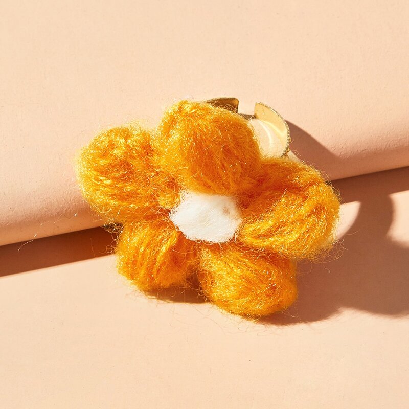 

Flower Decor Ring, Yellow