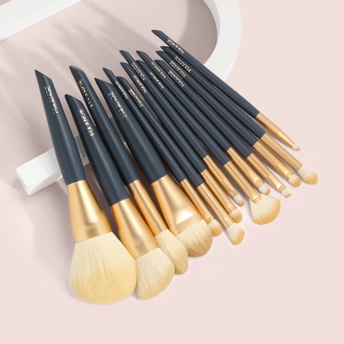 

14pcs Makeup Brush Set, Blue