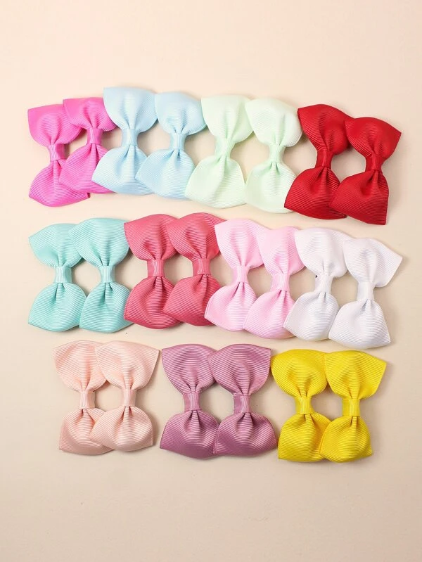 22 Pieces Bebe Pince A Cheveux Avec Nœud Mode En Ligne Shein France