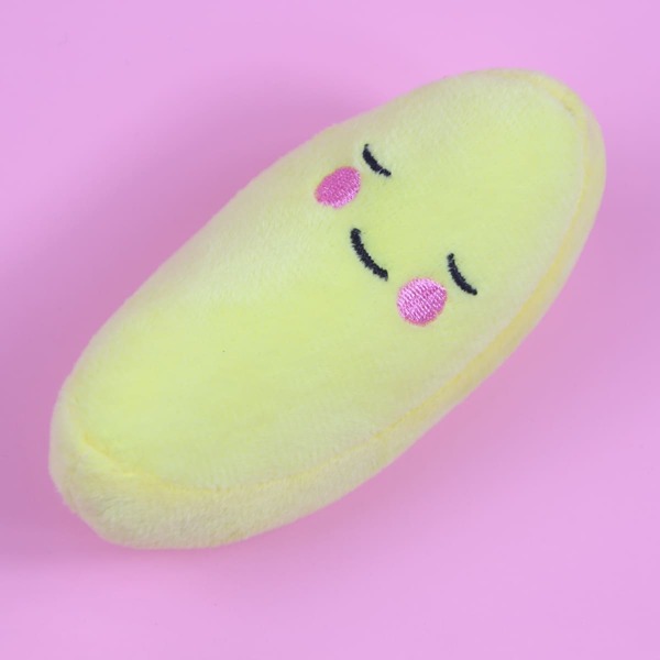 

1pc Moon Shaped Cat Chew Toy, Yellow