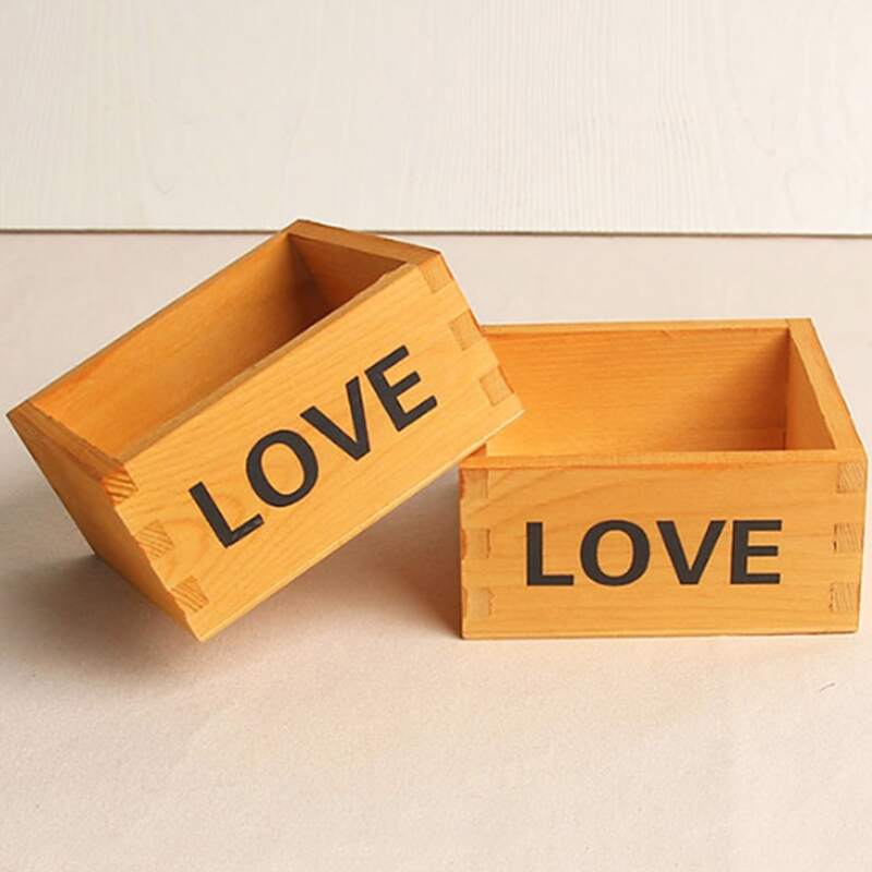 

1pc Letter Graphic Snack Box, Brown