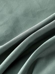 Set de cama unicolor sin relleno - Verde - Ver 3