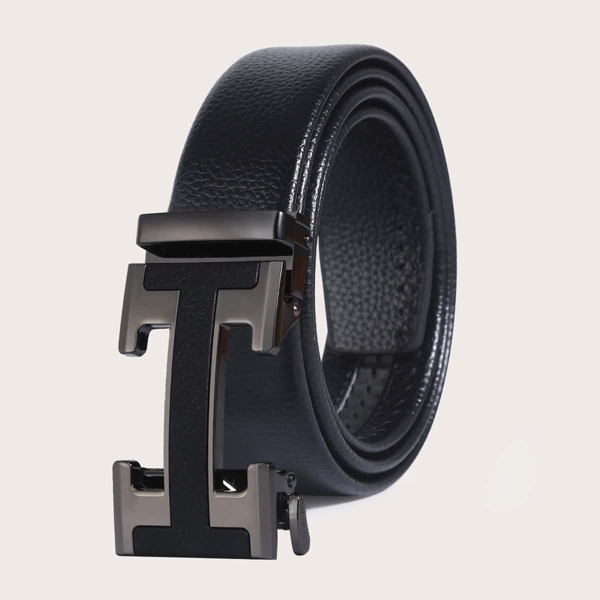 

Men Metal Buckle Belt, Black