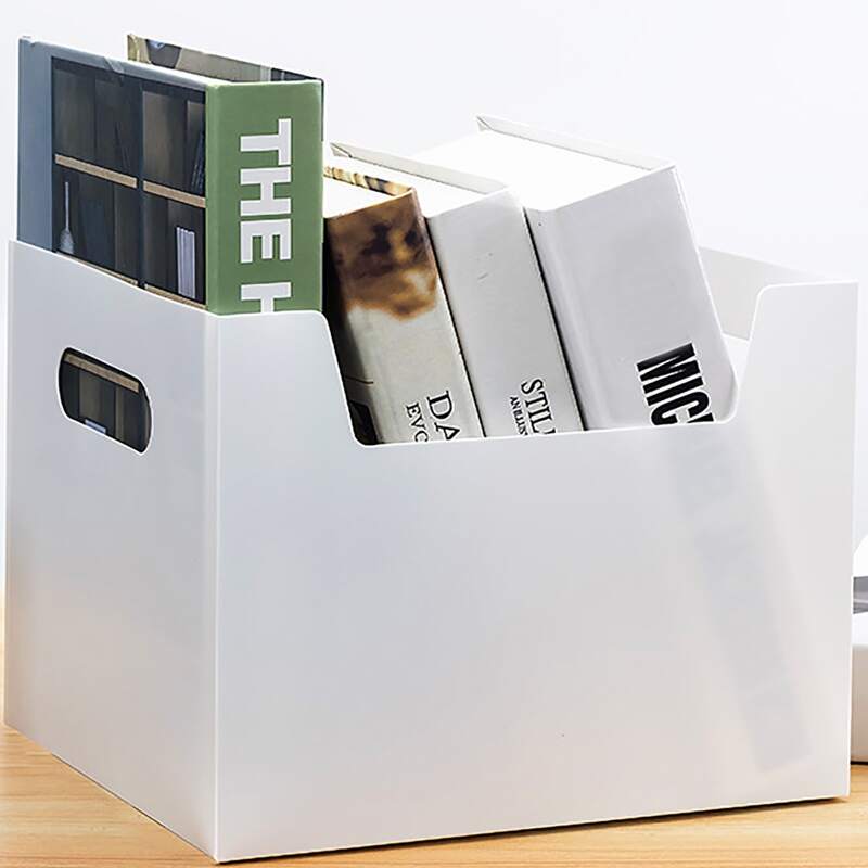 

1pc Desktop File Storage Box, White