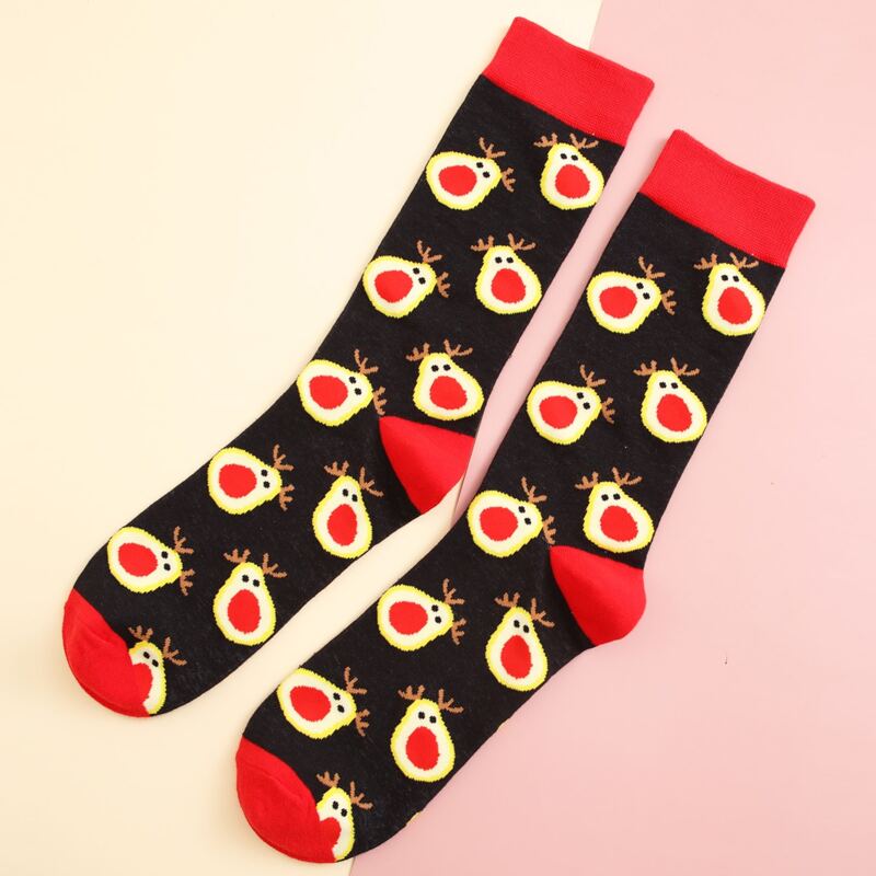

Christmas Deer Pattern Socks, Multicolor
