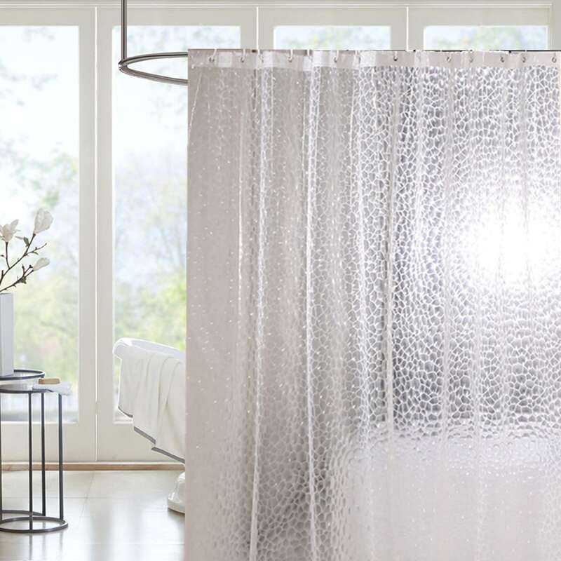

Plain Waterproof Shower Curtain, Bright