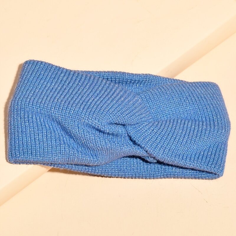 

Solid Twist Headband, Blue