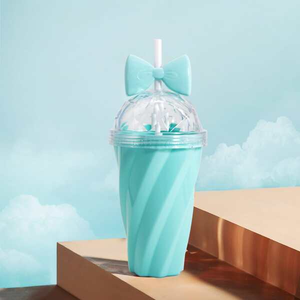 

Соломенная бутылка с бантом 1шт, Синий