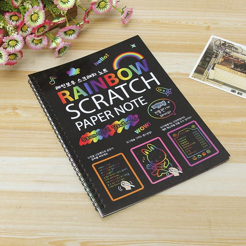 

1pc Scratch Painting Book, Multicolor