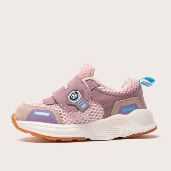 

Toddler Girls Colorblock Velcro Strap Sneakers, Pink