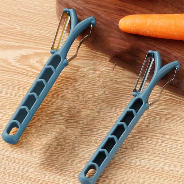 

1pc Multifunction Peeler, Navy blue
