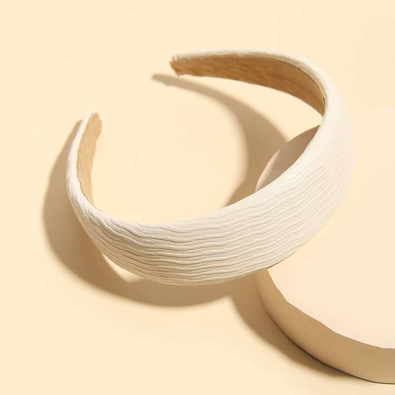 

Solid Hair Hoop, Beige