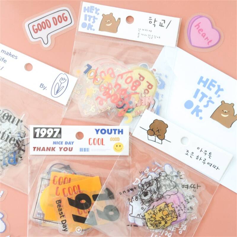 

20pcs Slogan Graphic Random Sticker, Multicolor