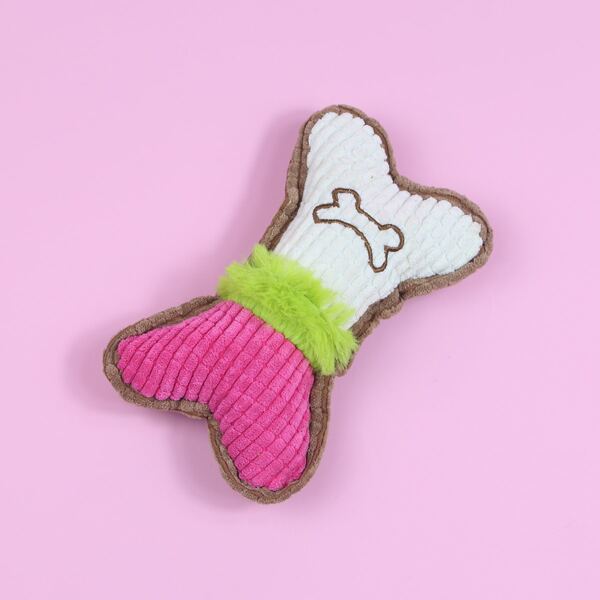 

Bone Shaped Dog Chew Toy, Pink