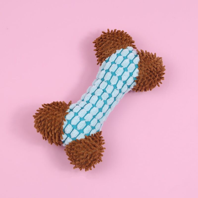 

Bone Shaped Dog Toy, Multicolor
