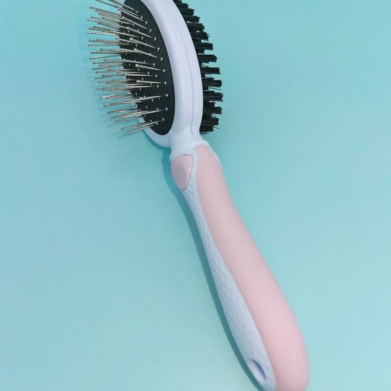 

1pc Double Sided Dog Comb, Pink