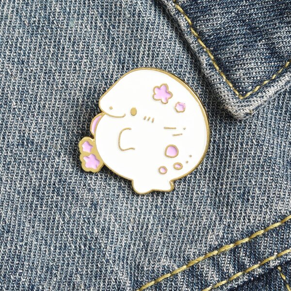

Cartoon Graphic Brooch, Multicolor