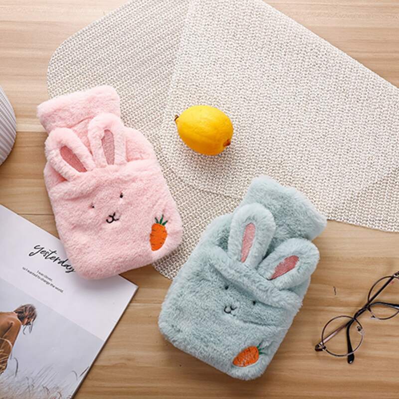 

1pc Plush Rabbit Random Hot Water Bag, Multicolor